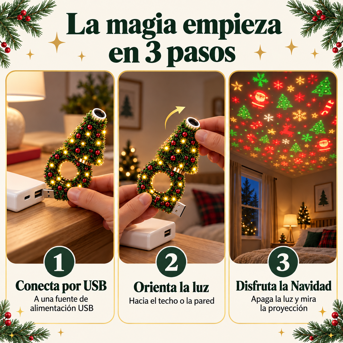 Glowci - Proyector Navideño
